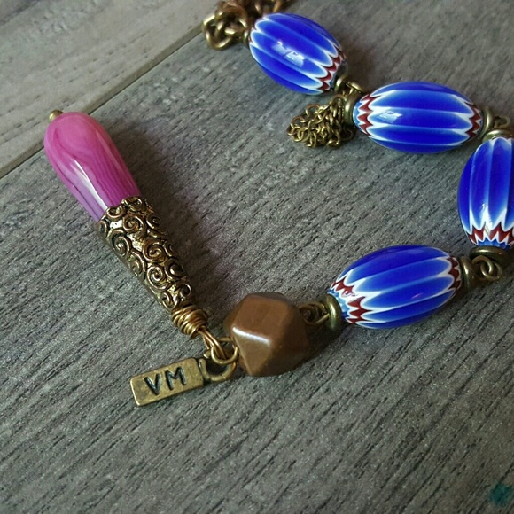 Vanessa Mooney Chevron Bead Necklace - Picture 4 of 7